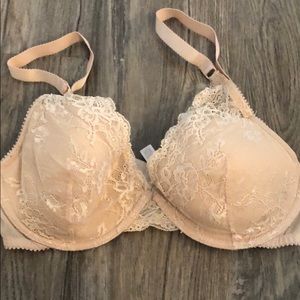 Nude 34D lace bra